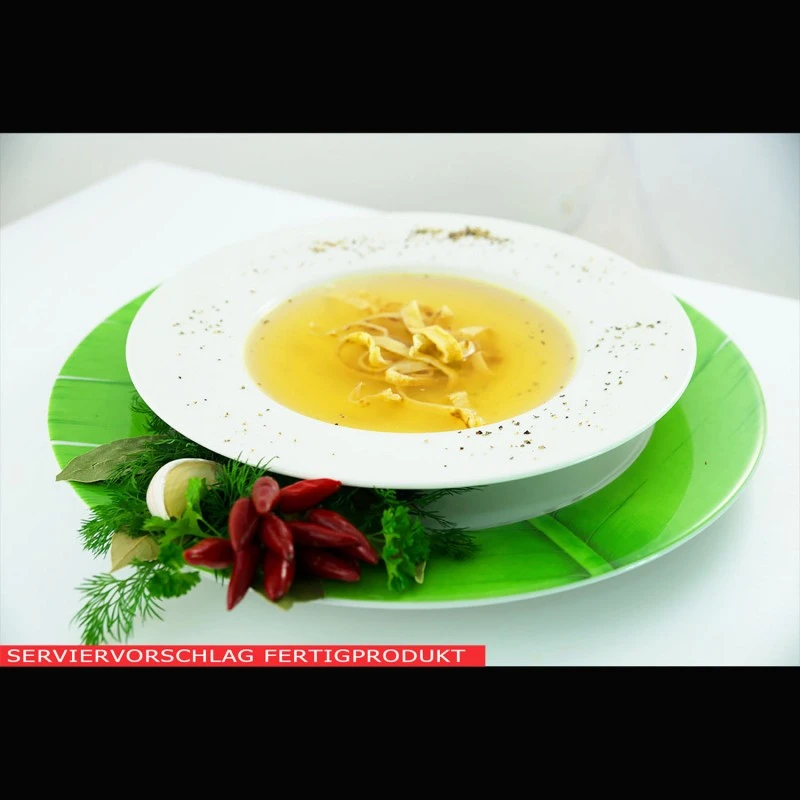 Klare Rindersuppe, vegane Rinderbouillon (Instant)