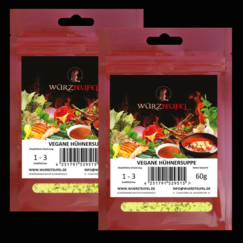 Vegane Hühnersuppe (Instant)