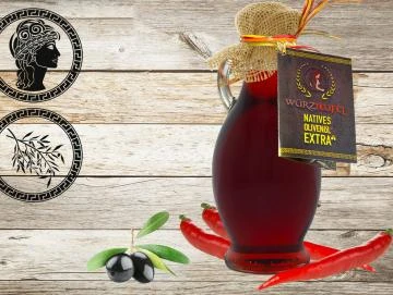 Hot-Chili-Olivenöl (aromatisiertes Olivenöl)