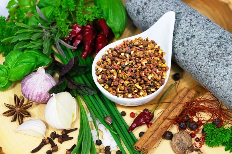 Szechuanpfeffer, ganz