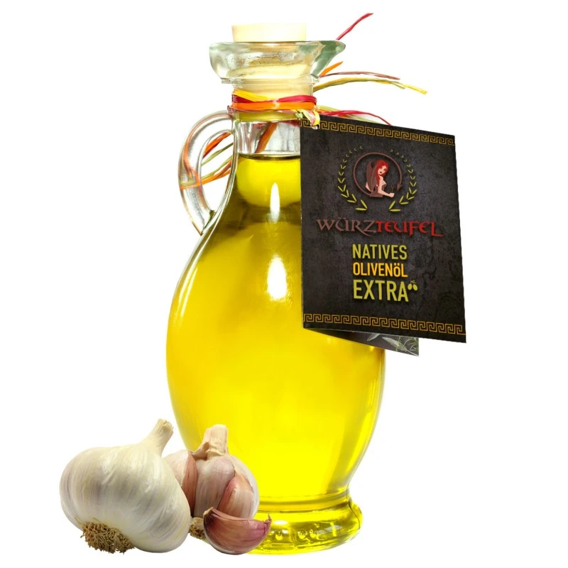 Knoblauchöl (aromatisiertes Olivenöl)