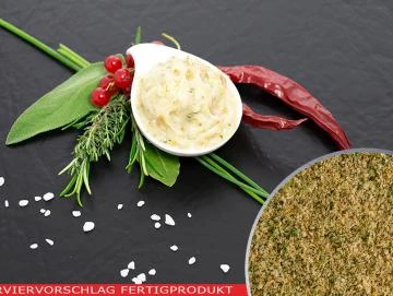 Kräuterschmalz-Gewürz zur Wurstherstellung
