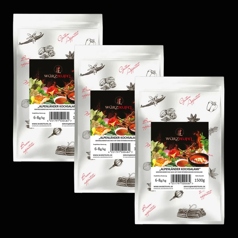 Alpenländer Kochsalami-Gewürz zur Wurstherstellung