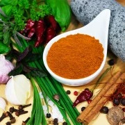 Curry scharf (Red Diablo), gemahlen