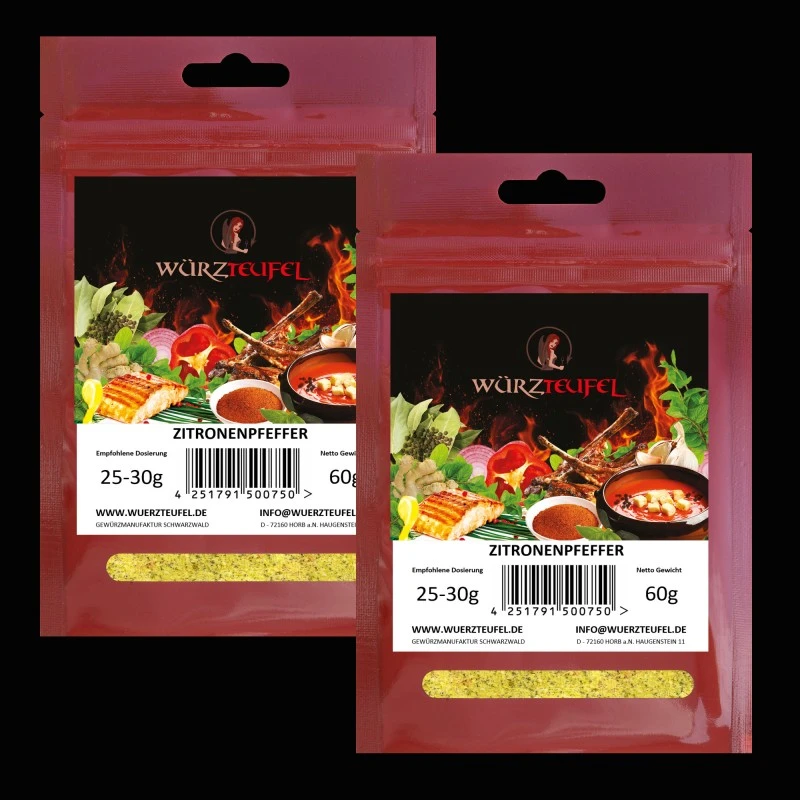 Zitronenpfeffer-Gewürz