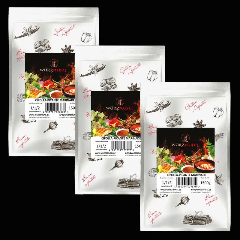 Pikante Zwiebel-Marinade (Instantpulver)