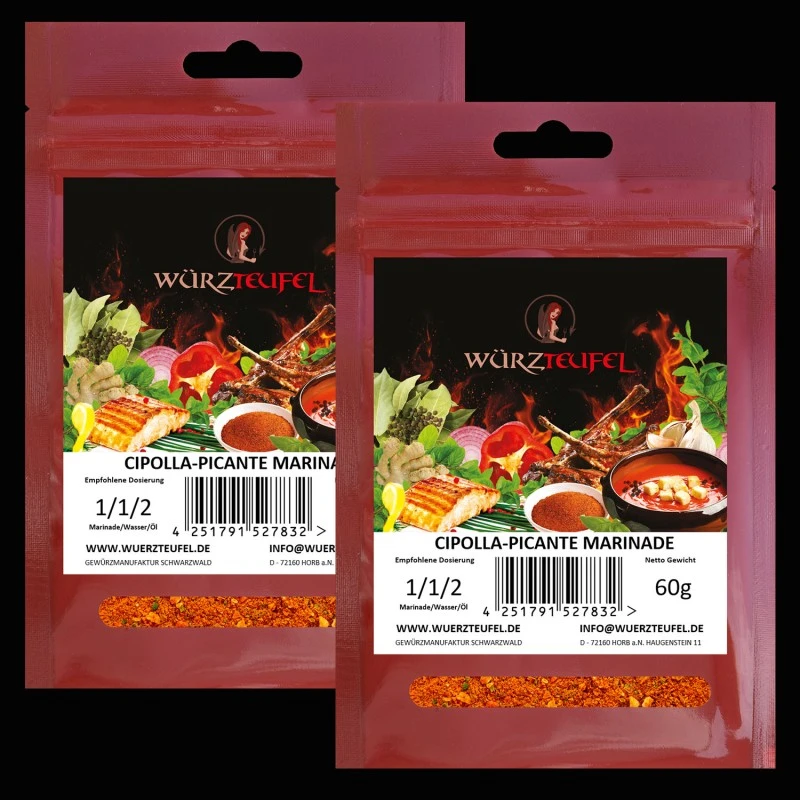 Pikante Zwiebel-Marinade (Instantpulver)