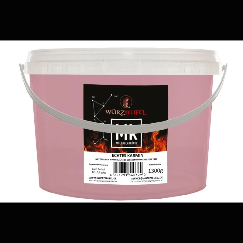 Carmin (natürlicher Farbstoff E120)