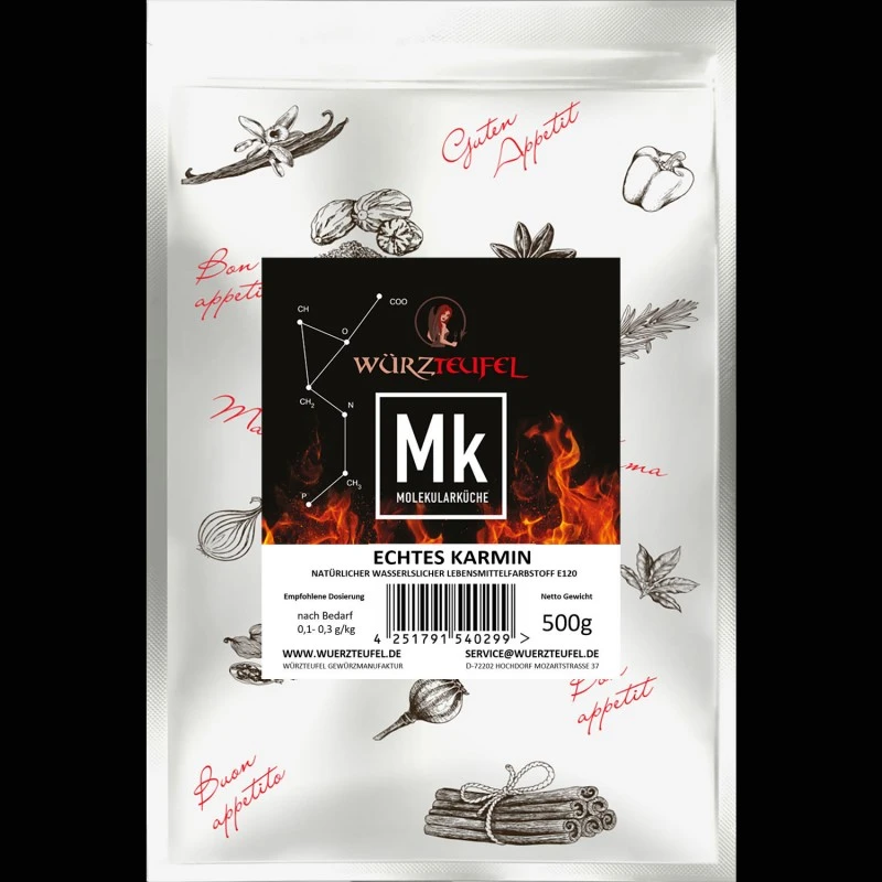 Carmin (natürlicher Farbstoff E120)