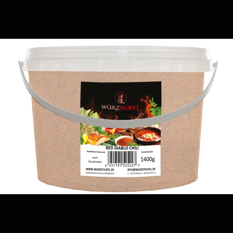 Chili extrascharf (Red Diablo/Hot Diavolo), gemahlen
