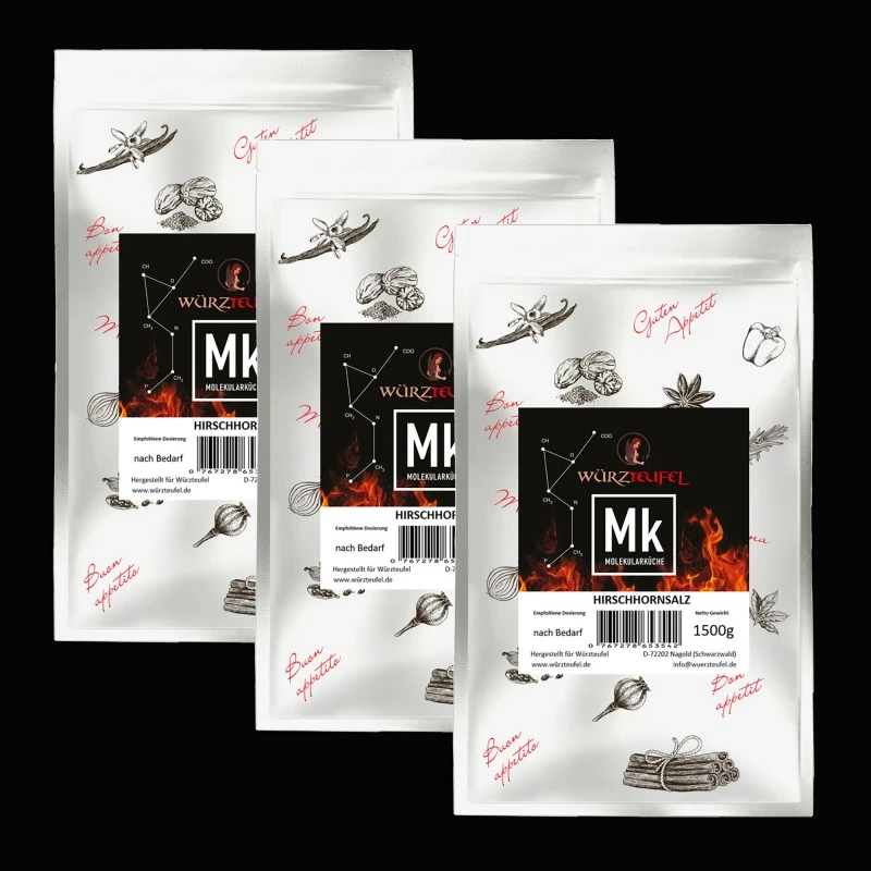 Hirschhornsalz (Ammonium-Hydrogencarbonat)