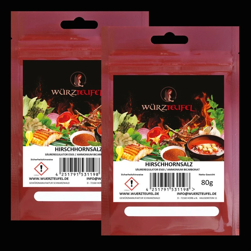 Hirschhornsalz (Ammonium-Hydrogencarbonat)