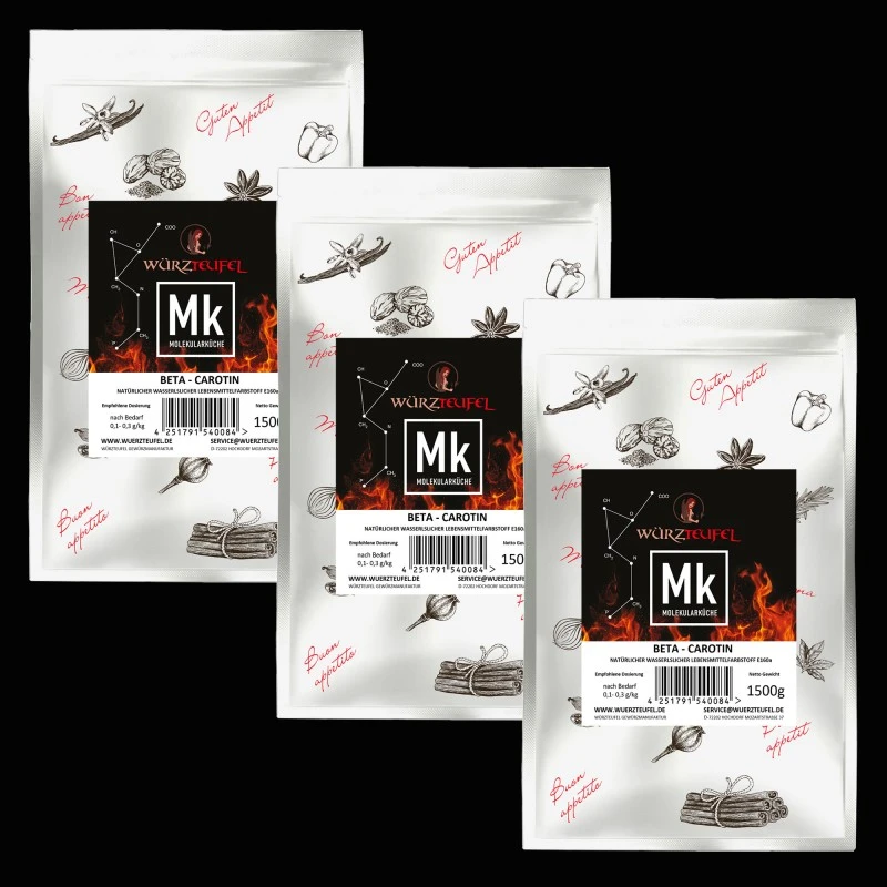 Beta-Carotin (natürlicher Farbstoff E160a)