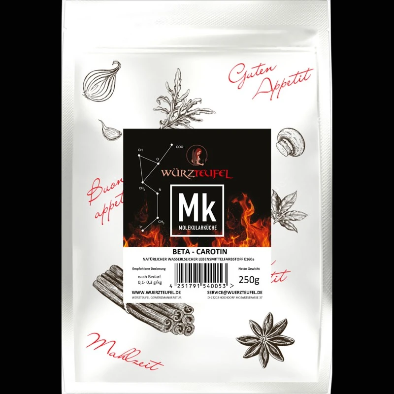 Beta-Carotin (natürlicher Farbstoff E160a)