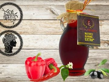 Ungarisches Paprikaöl (aromatisiertes Olivenöl)