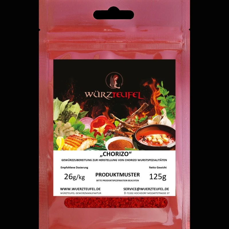 Chorizo-Gewürz zur Wurstherstellung