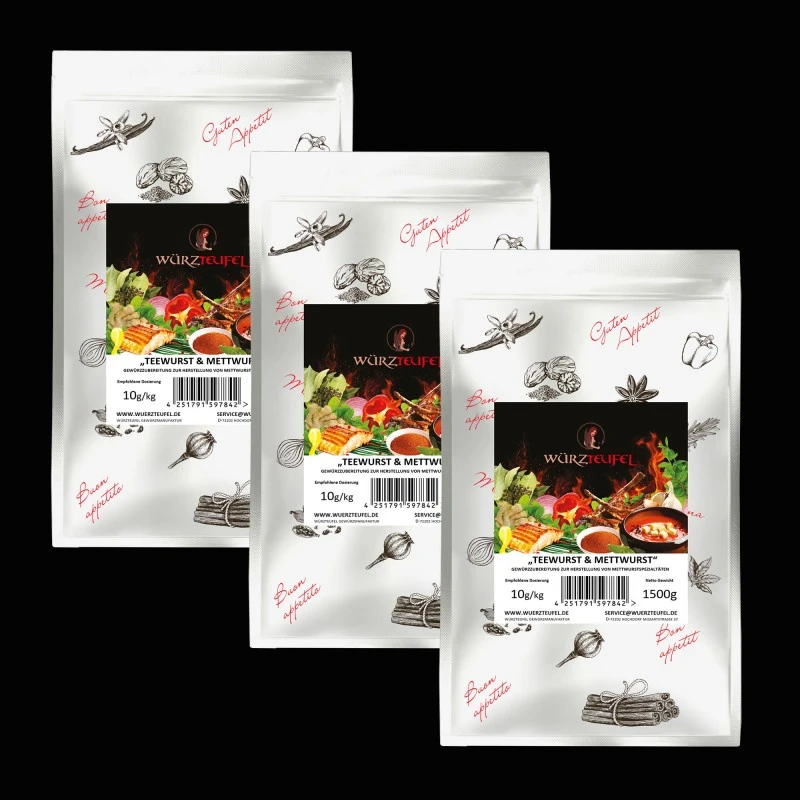 Mettwurst-Gewürz (Feine Mettwurst) zur Wurstherstellung