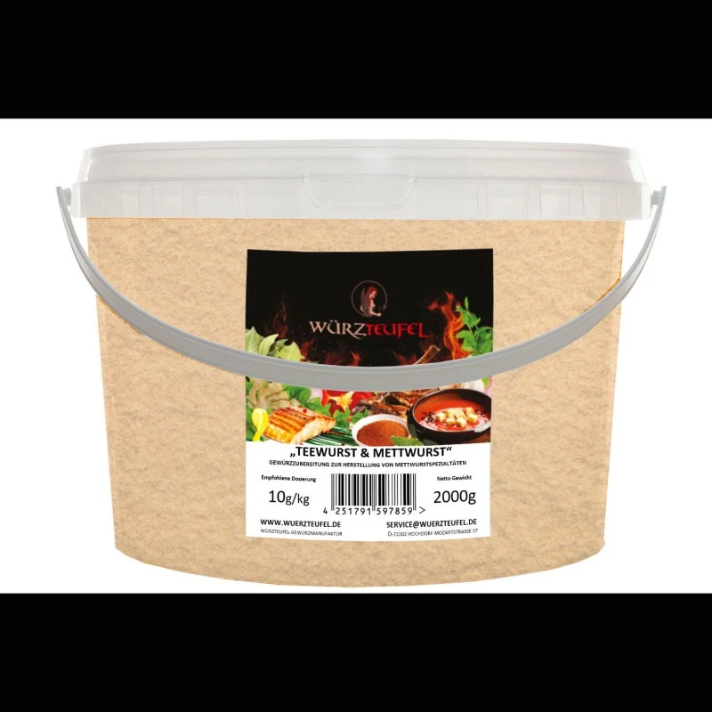 Mettwurst-Gewürz (Feine Mettwurst) zur Wurstherstellung