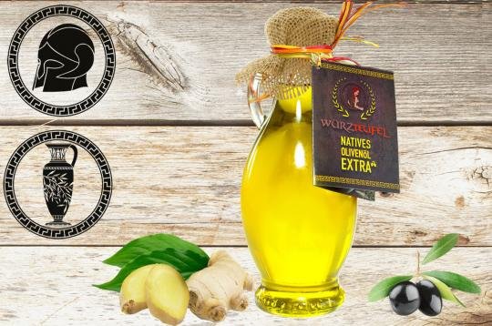 Ingweröl, aromatisiertes Olivenöl