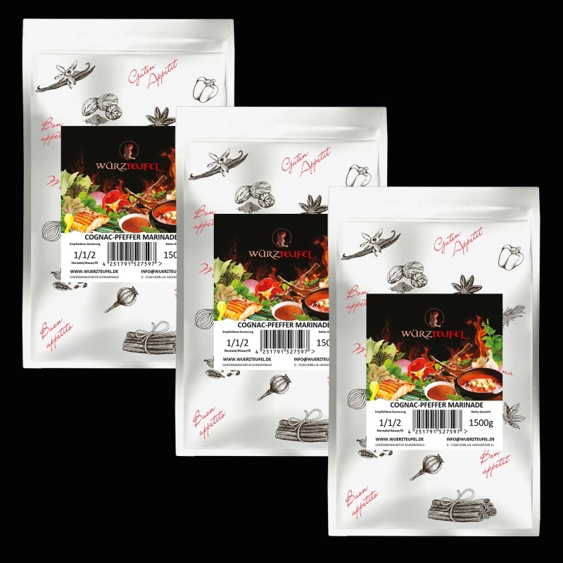 Cognac-Pfeffer-Marinade (Instantpulver)