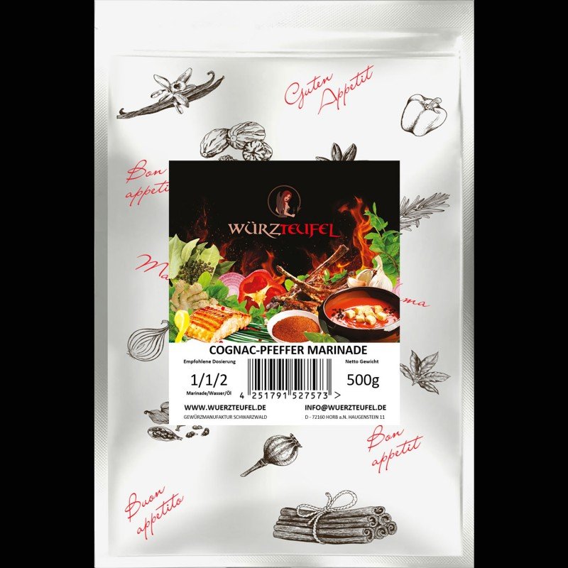 Cognac - Pfeffer Marinade