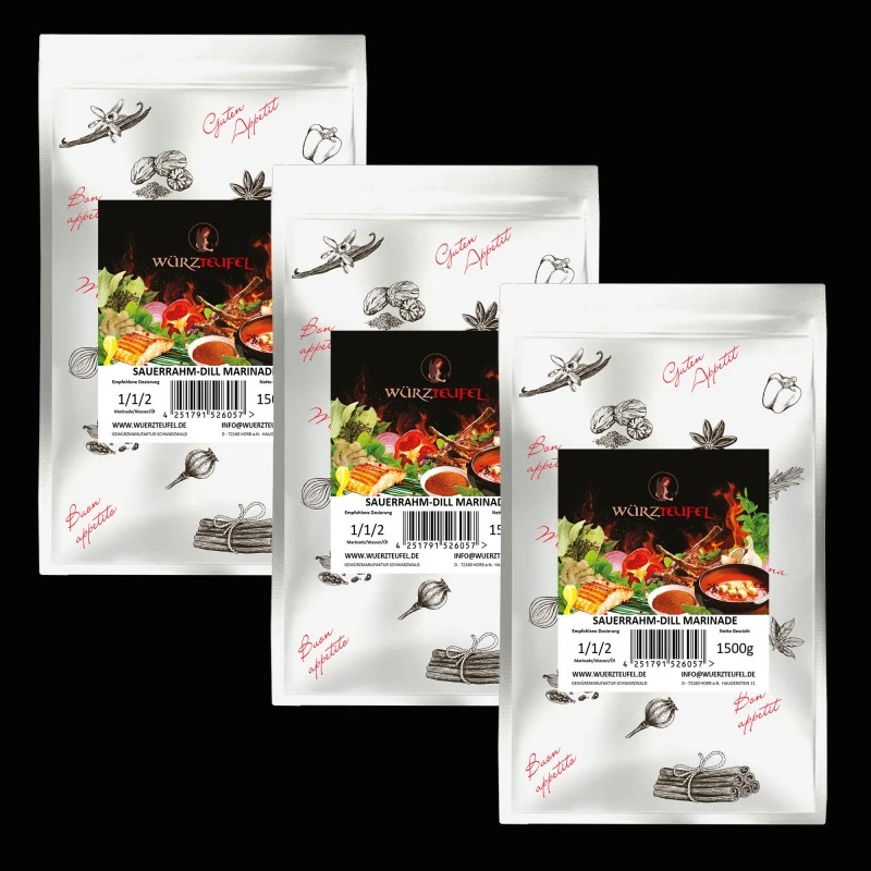 Sauerrahm-Dill-Marinade (Instantpulver)