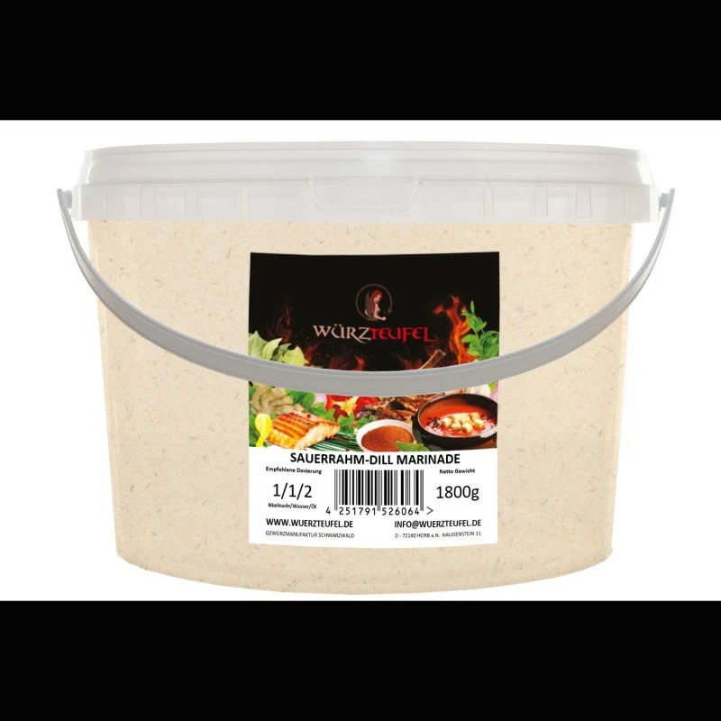 Sauerrahm-Dill-Marinade (Instantpulver)
