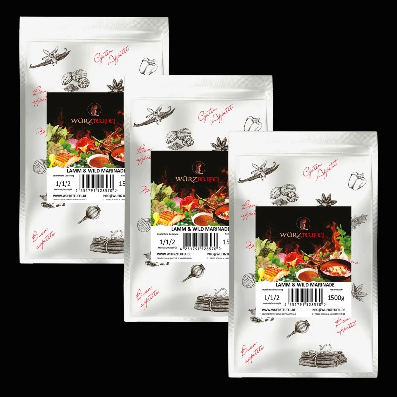 Lamm- und Wild-Marinade (Instantpulver)