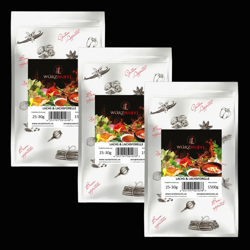 Lachs- und Lachsforelle-Gewürz