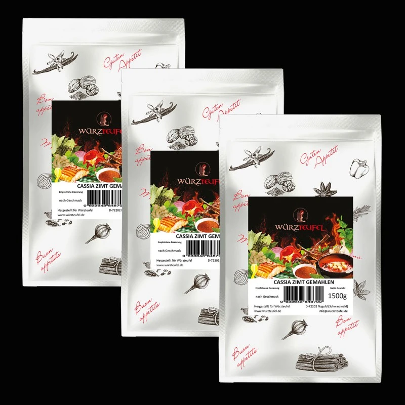 Zimt (Cassia), gemahlen