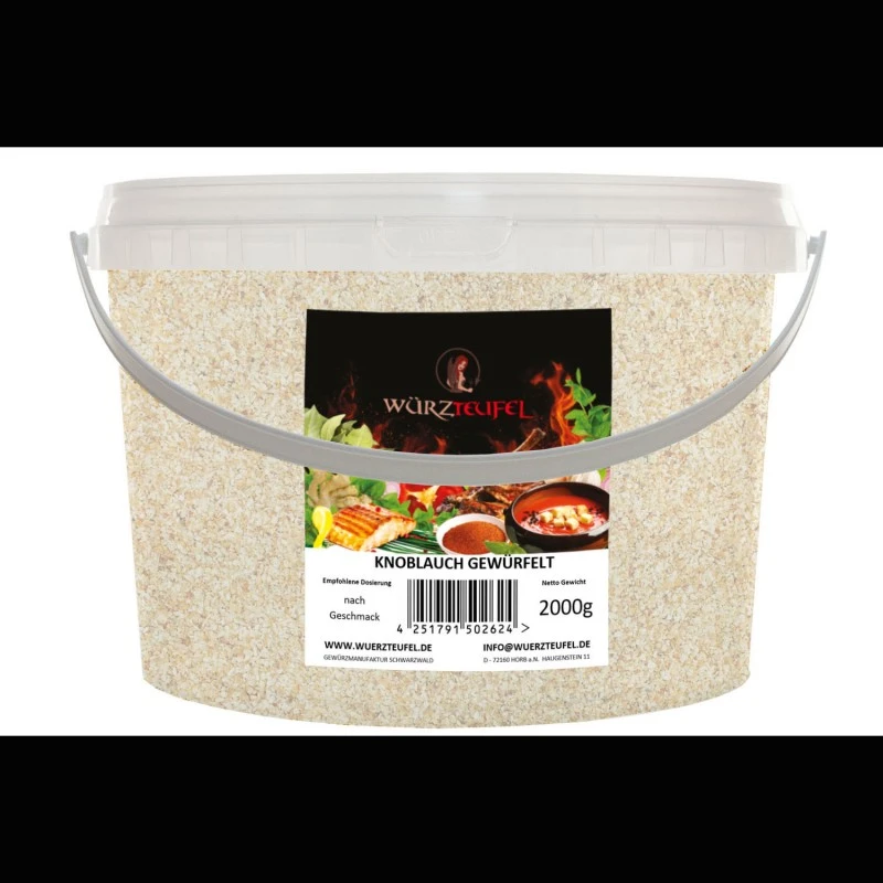 Knoblauch, fein gewürfelt (G1)