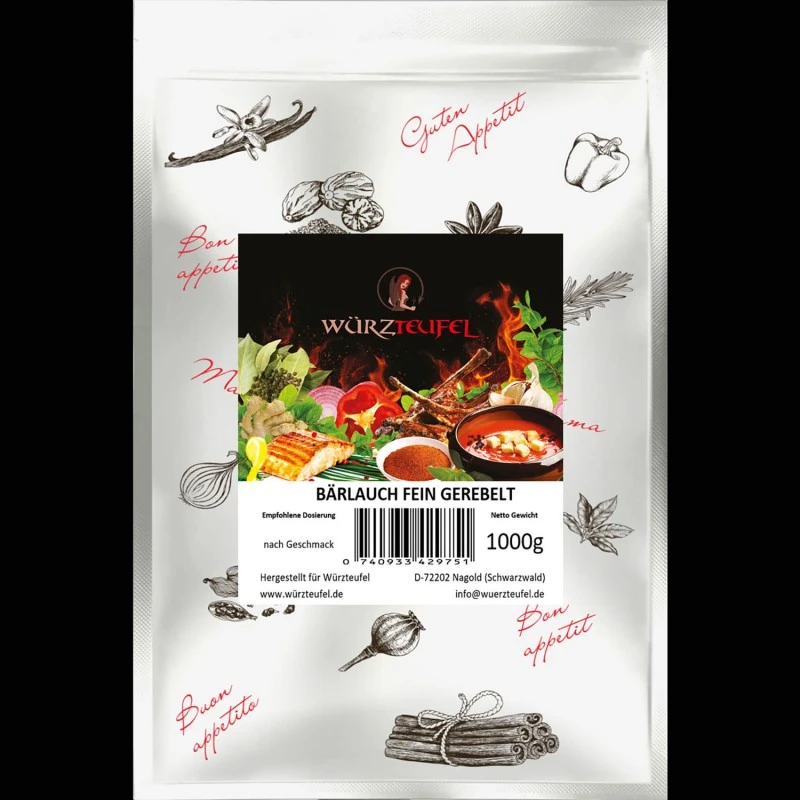 Bärlauch, fein gerebelt