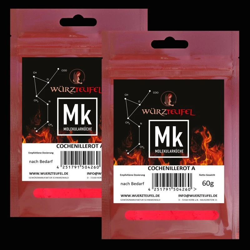 Cochenillerot (natürlicher Farbstoff E124)