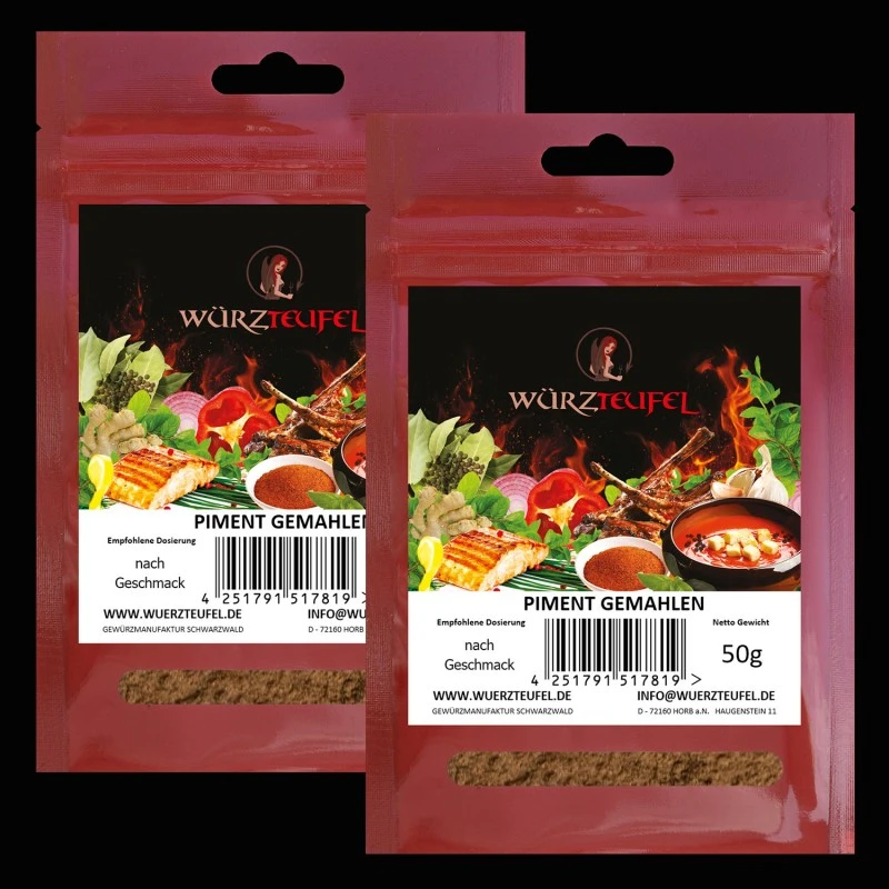 Piment, gemahlen