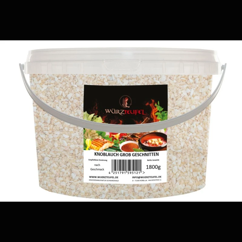 Knoblauch, grob geschnitten (G3)