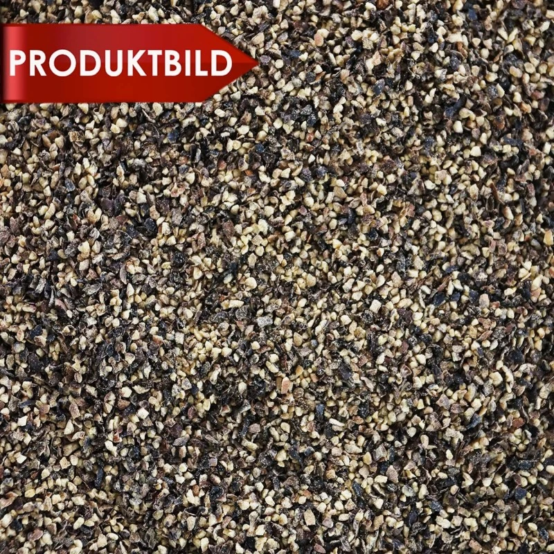 Pfeffer schwarz, fein geschrotet