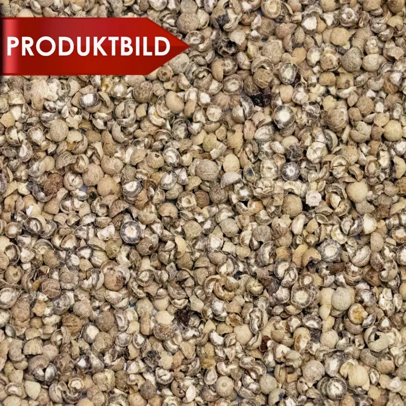 Pfeffer weiß, grob geschrotet (Steakpfeffer)