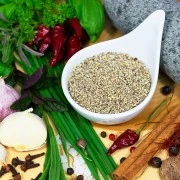 Pfeffer weiß, fein geschrotet (Steakpfeffer)