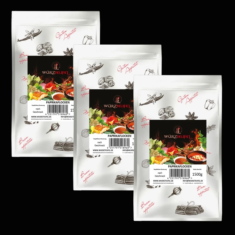 Paprika, Flocken (Paprika-Flakes)