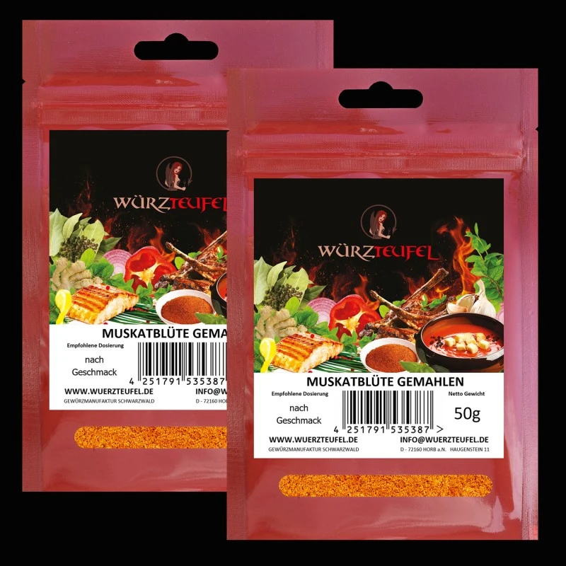 Muskatblüte (Macis), gemahlen