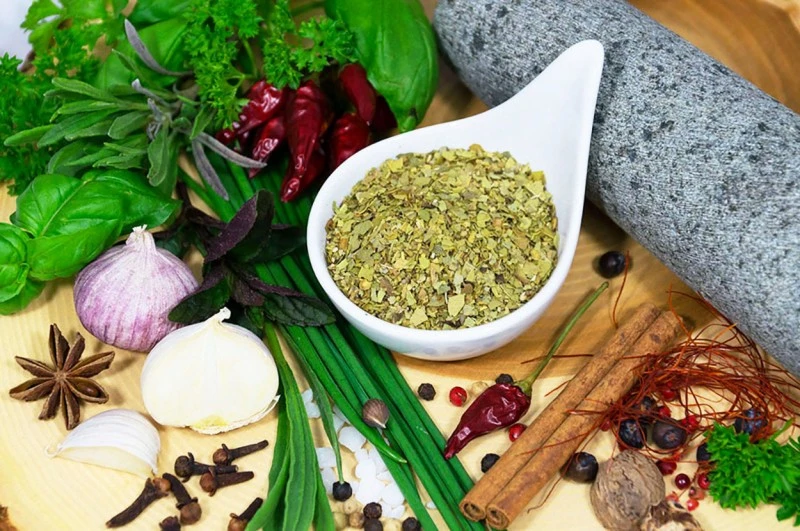 Lorbeerblatt, geschrotet