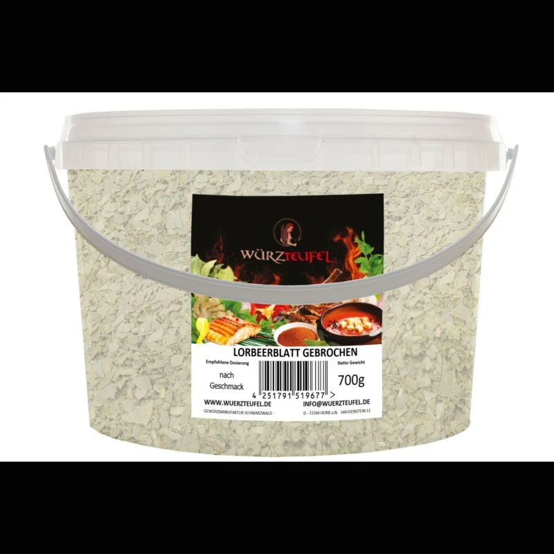 Lorbeerblatt, geschrotet