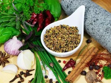 Wacholderbeeren, geschrotet