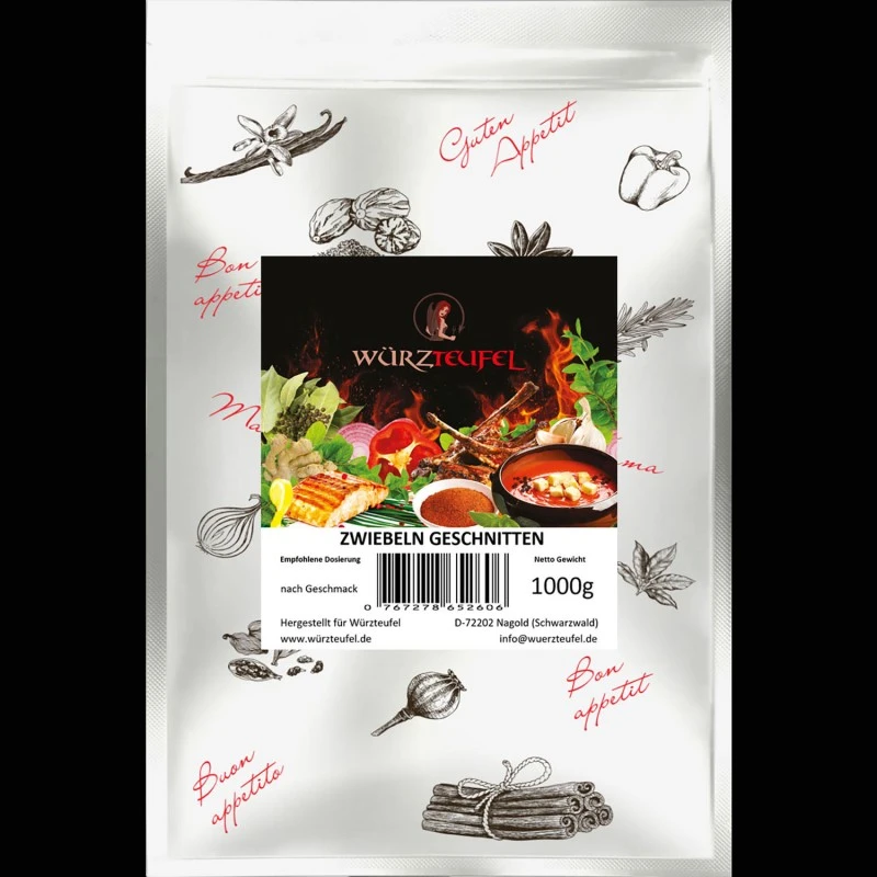 Zwiebeln, geschnitten