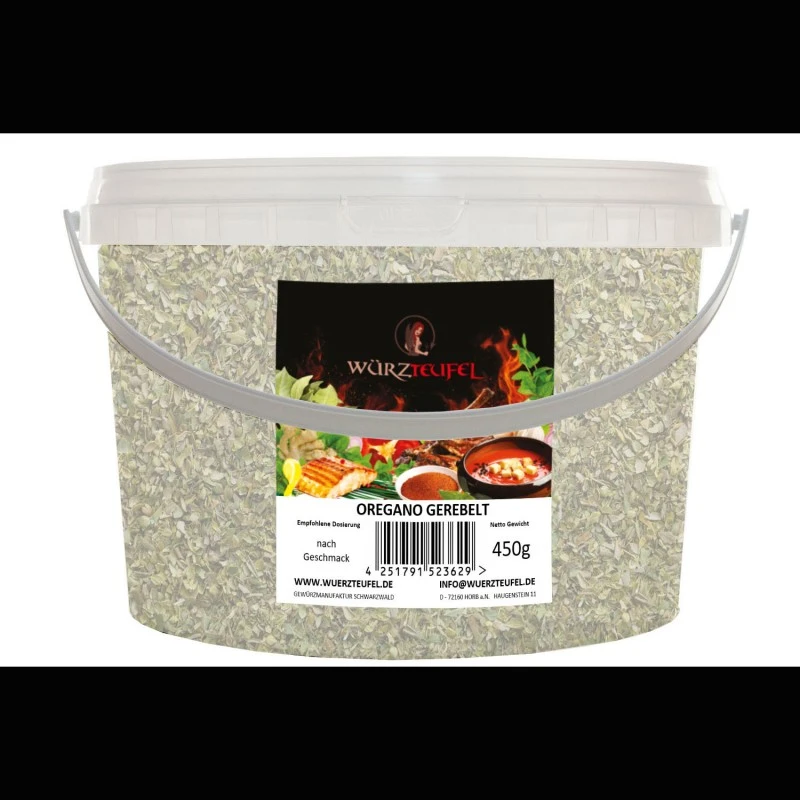 Oregano, gerebelt