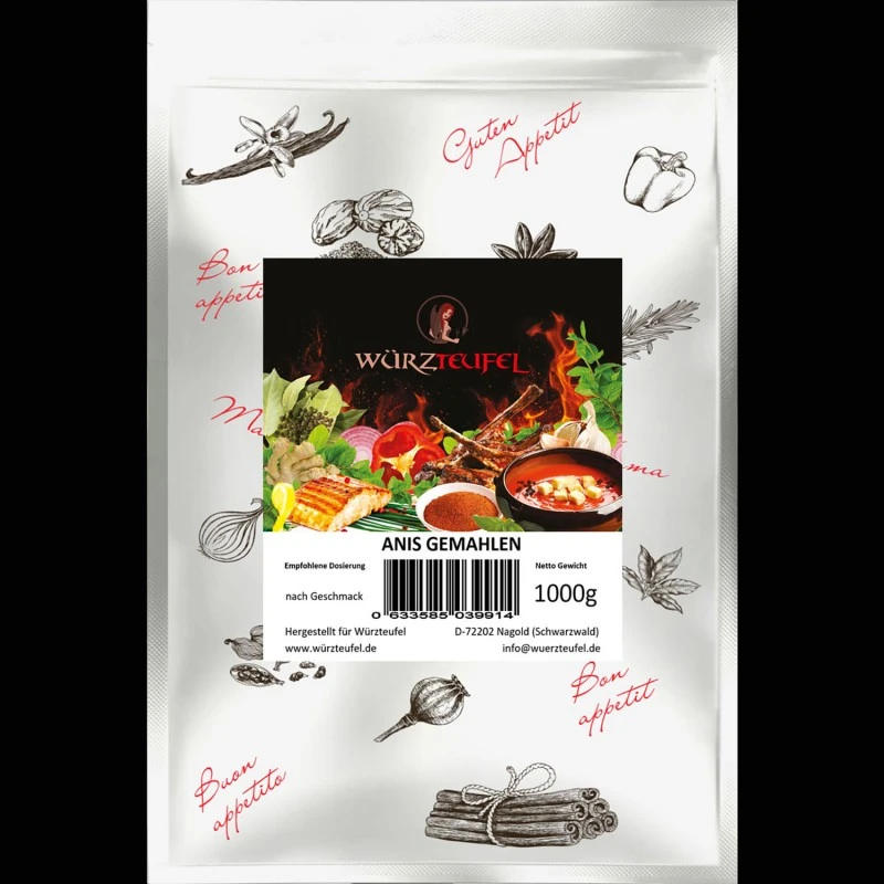 Anis, gemahlen